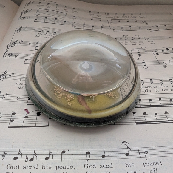 Floral Paperweight with Colorful Flowers - Picture 9 of 10